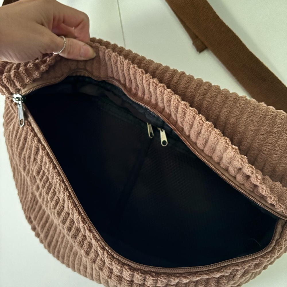 Brown Corduroy bum Bag - Picture 2 of 2